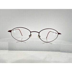 Fratteli Lozza Burgundy Vintage Eyeglasses Frames Made Italy (C6-13)